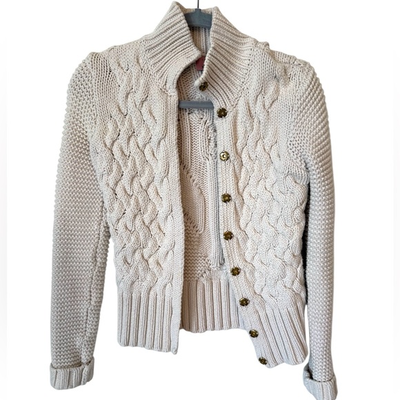 Ted Baker London Cream Chunky Knit Sweater Size 1/XS - Picture 2 of 11